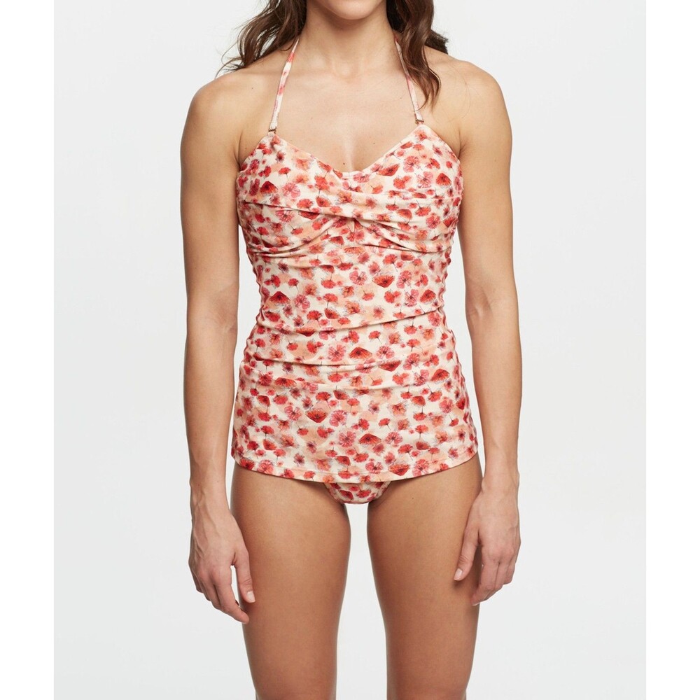 Li Amore Poppy Shirred One Piece